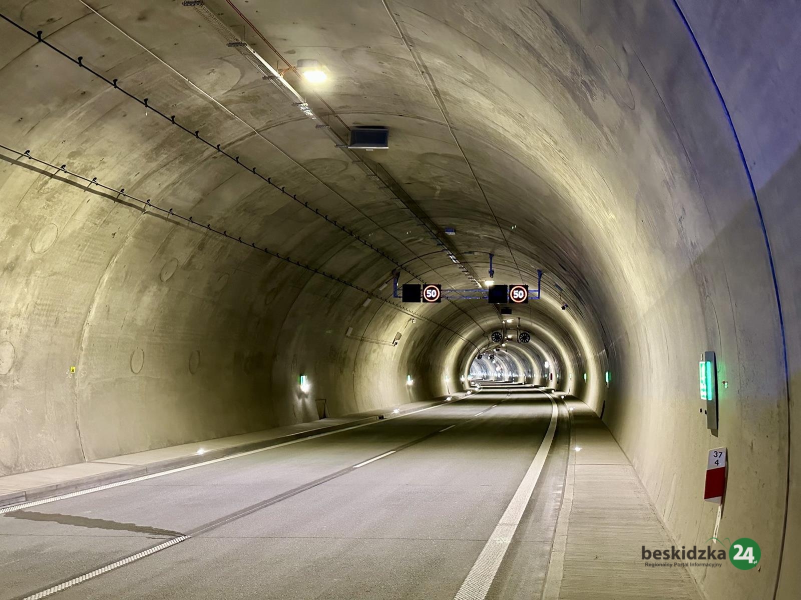 Jest pozwolenie na użytkowanie tuneli na S1