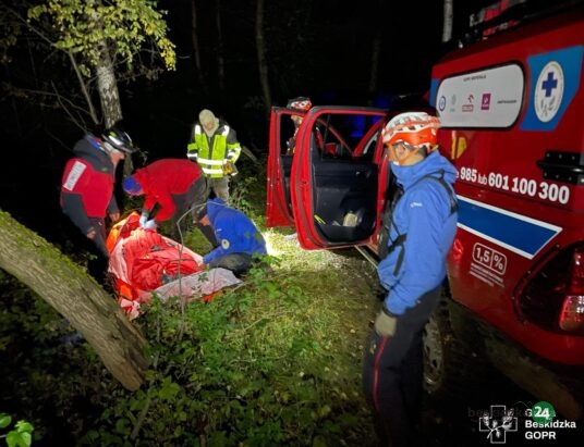 Zakrojona na szeroką skalę akcja GOPR w Koszarawie. Odnaleziono 80-letniego mieszkańca