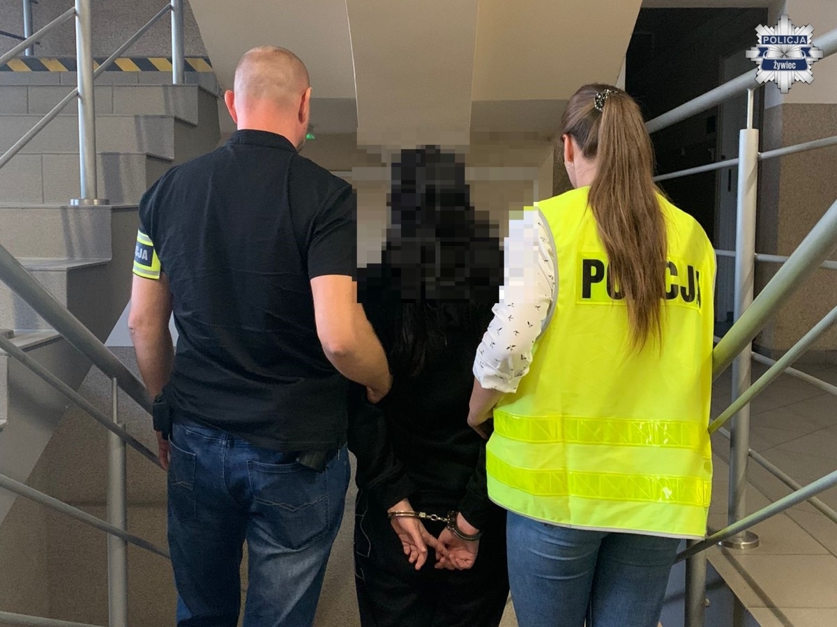 Tymczasowy areszt dla 21-latki po ataku nożem w Żywcu