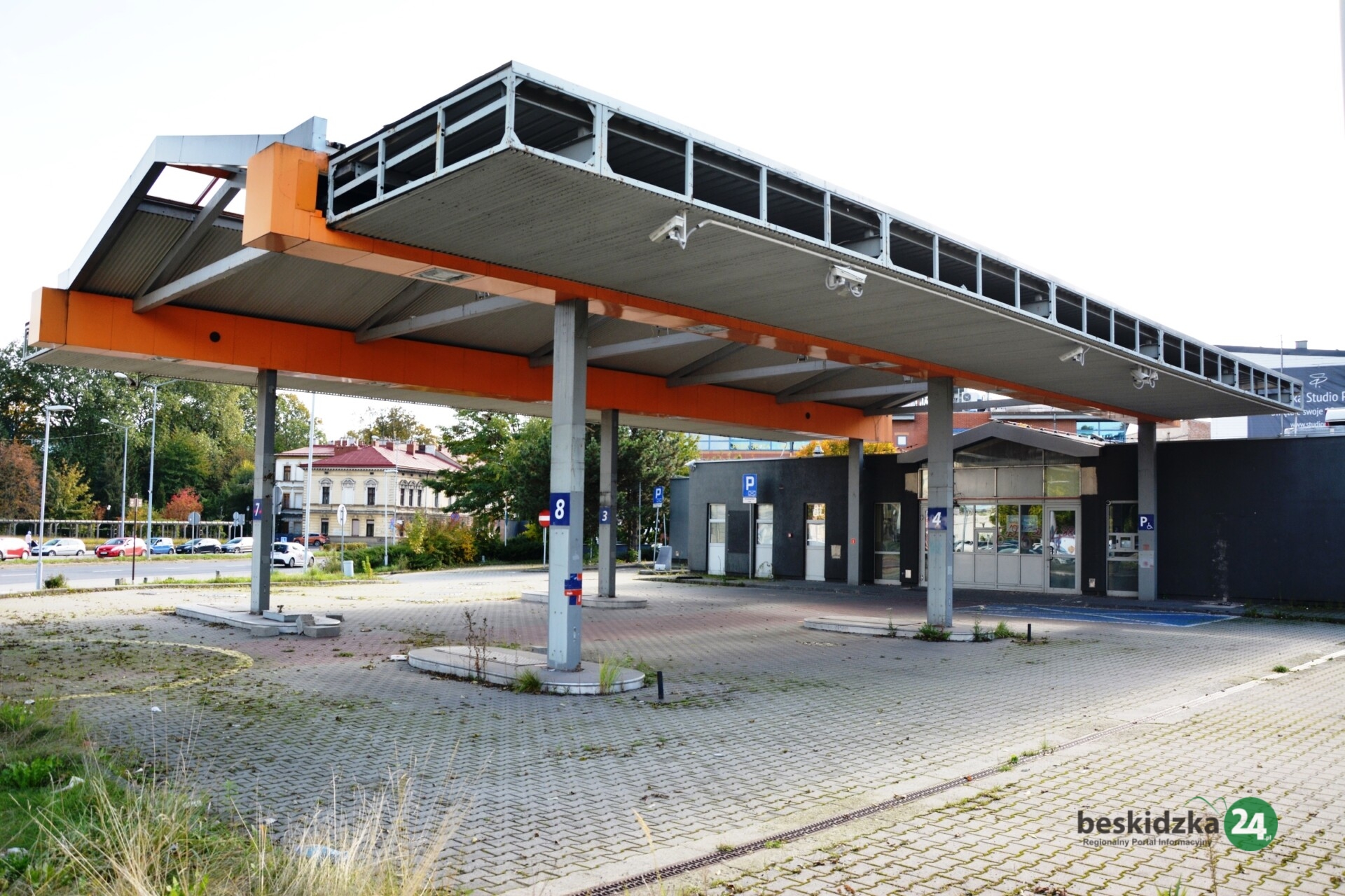 Czy znajdzie się chętny na byłą stację paliw w centrum Bielska-Białej? niedługo kolejny przetarg