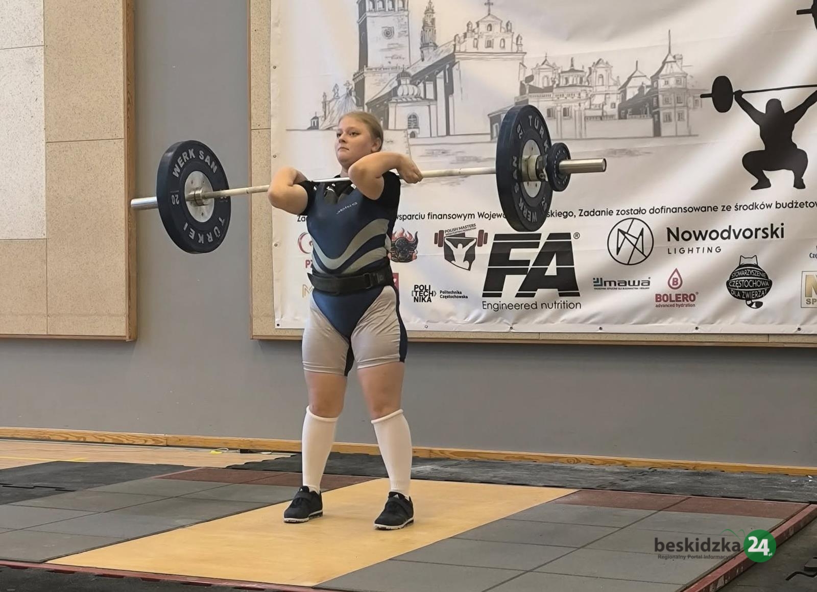 Sztangistka Faustyna Niewdana ze srebrnym medalem!