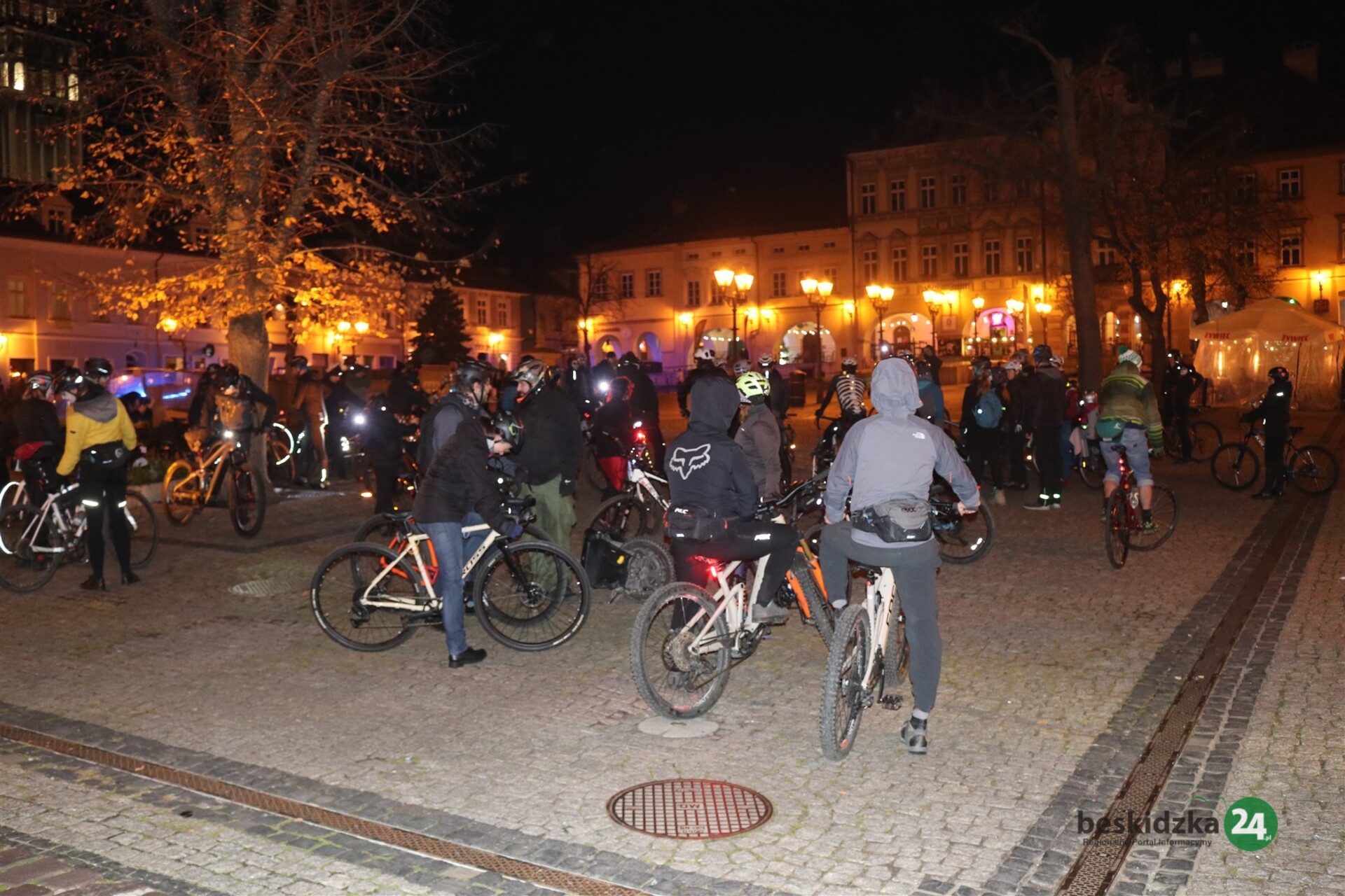 Upiorny peleton przejechał przez Bielsko-Białą. Wydarzenie miało wymiar charytatywny