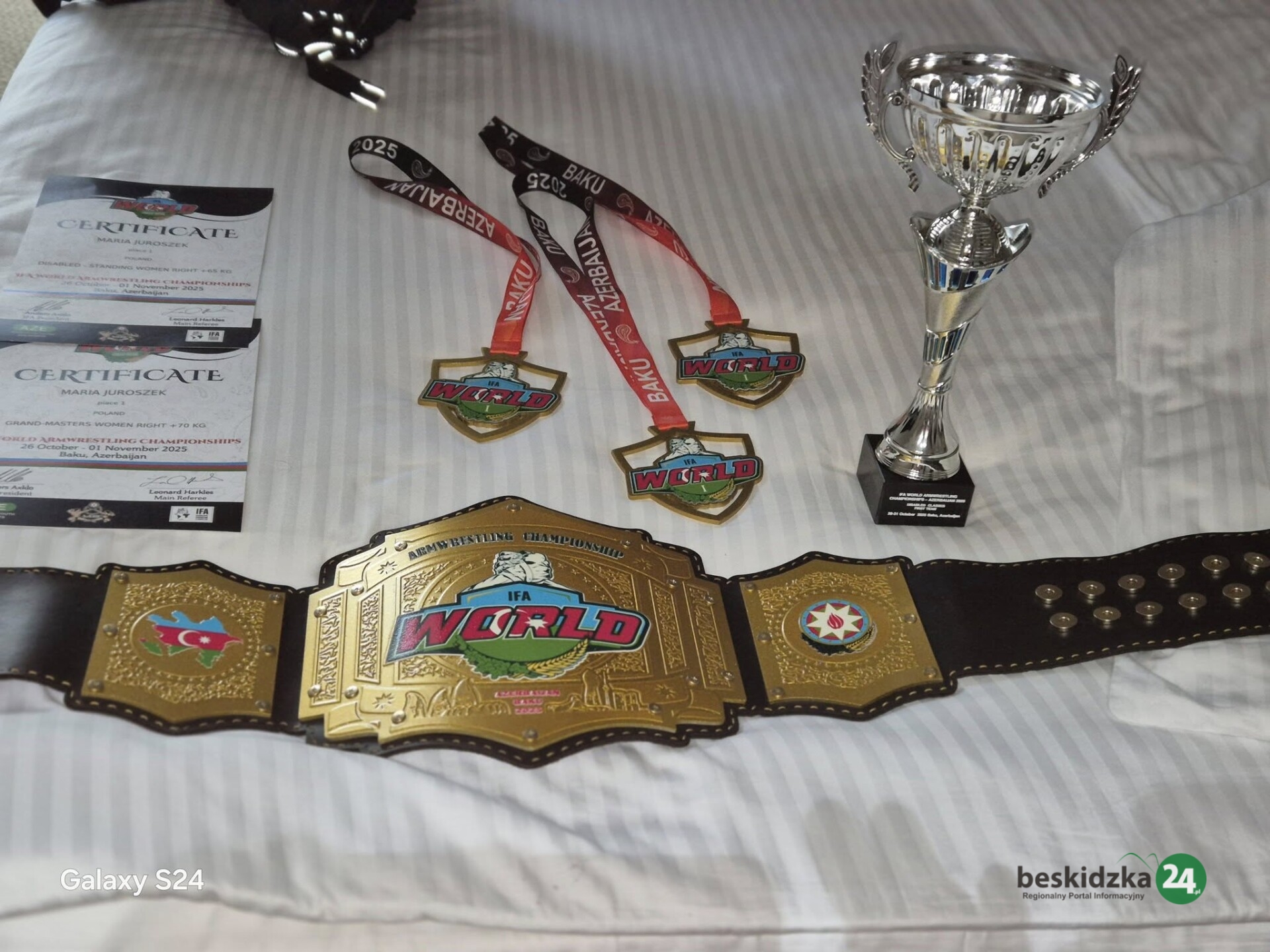 Maria Juroszek potroiła dorobek medalowy mistrzostw globu w Baku