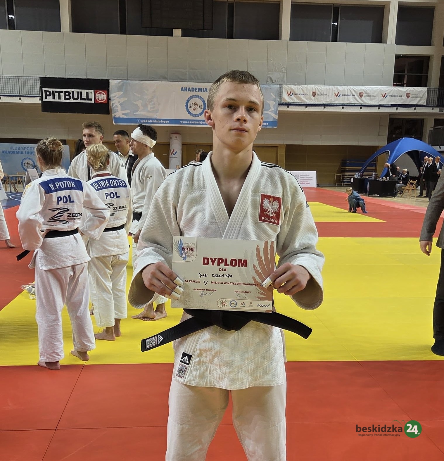 Judoka skoczowskiego klubu otarł się o medal seniorskich mistrzostw Polski