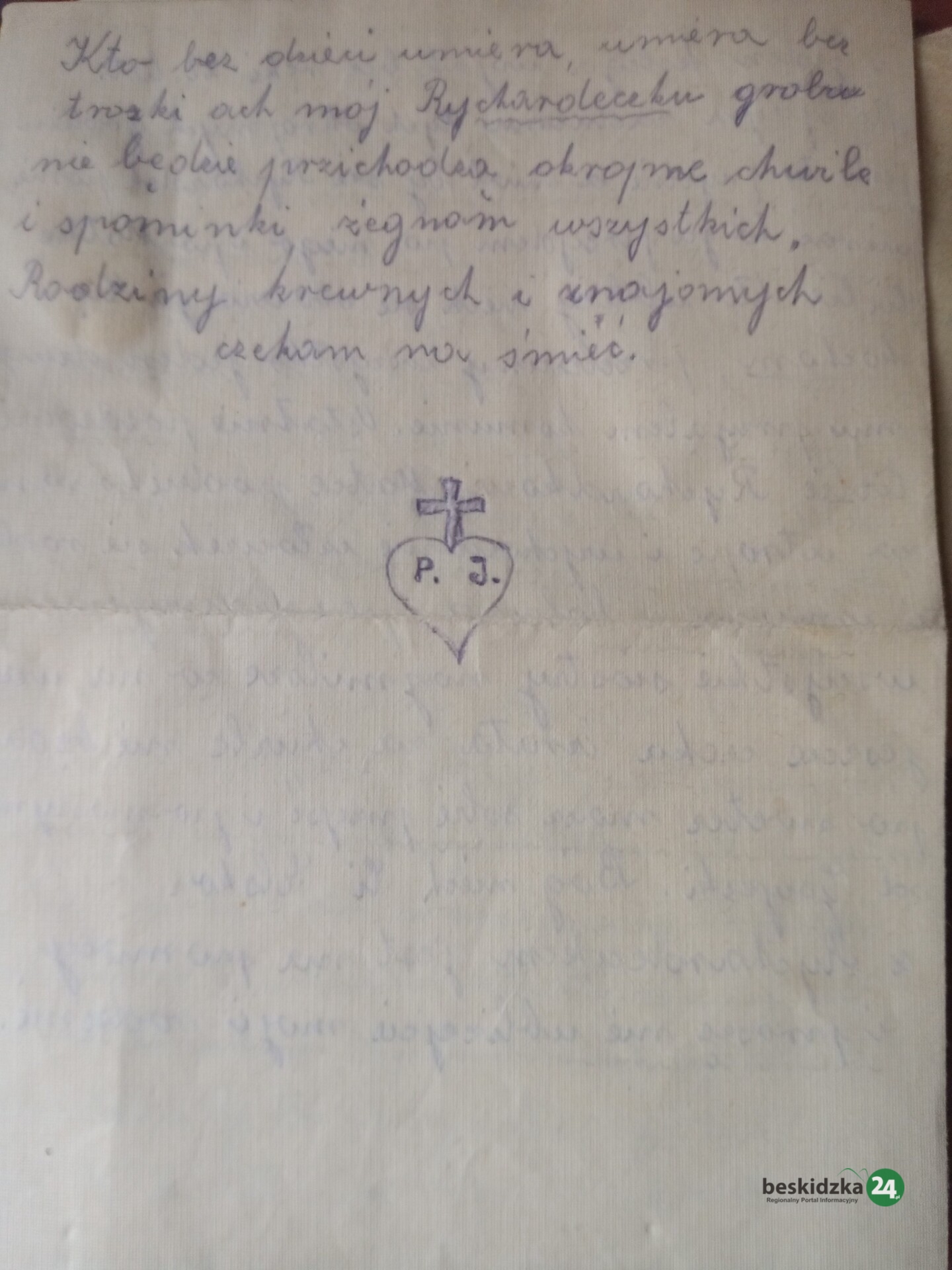 Przed egzekucją wysłał list do rodziny. Apel – muzeum szuka adresatów