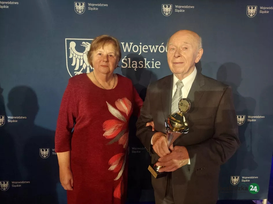Jan Gluza odebrał wyróżnienie w konkursie „Piękna Wieś Województwa Śląskiego”