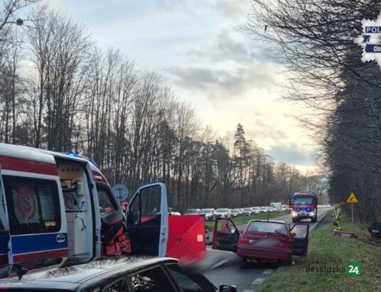 Trzy wypadki w powiecie cieszyńskim. Apeluje się o ostrożność na drogach