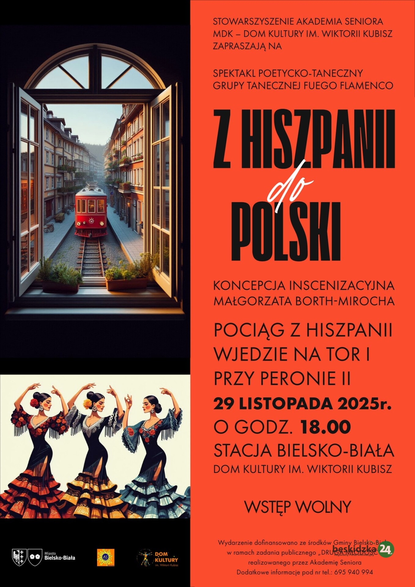 Flamenco ponownie w Kubiszówce. Spektakl „Z Hiszpanii do Polski” już 29 listopada