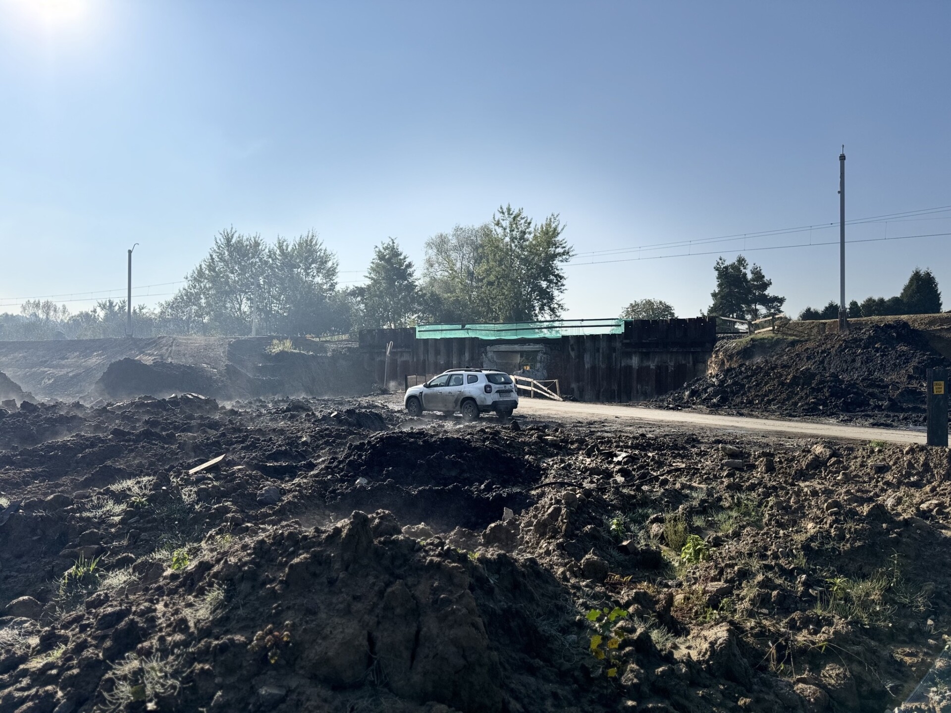 Drogowe utrudnienia w związku z modernizacją linii kolejowej E–65