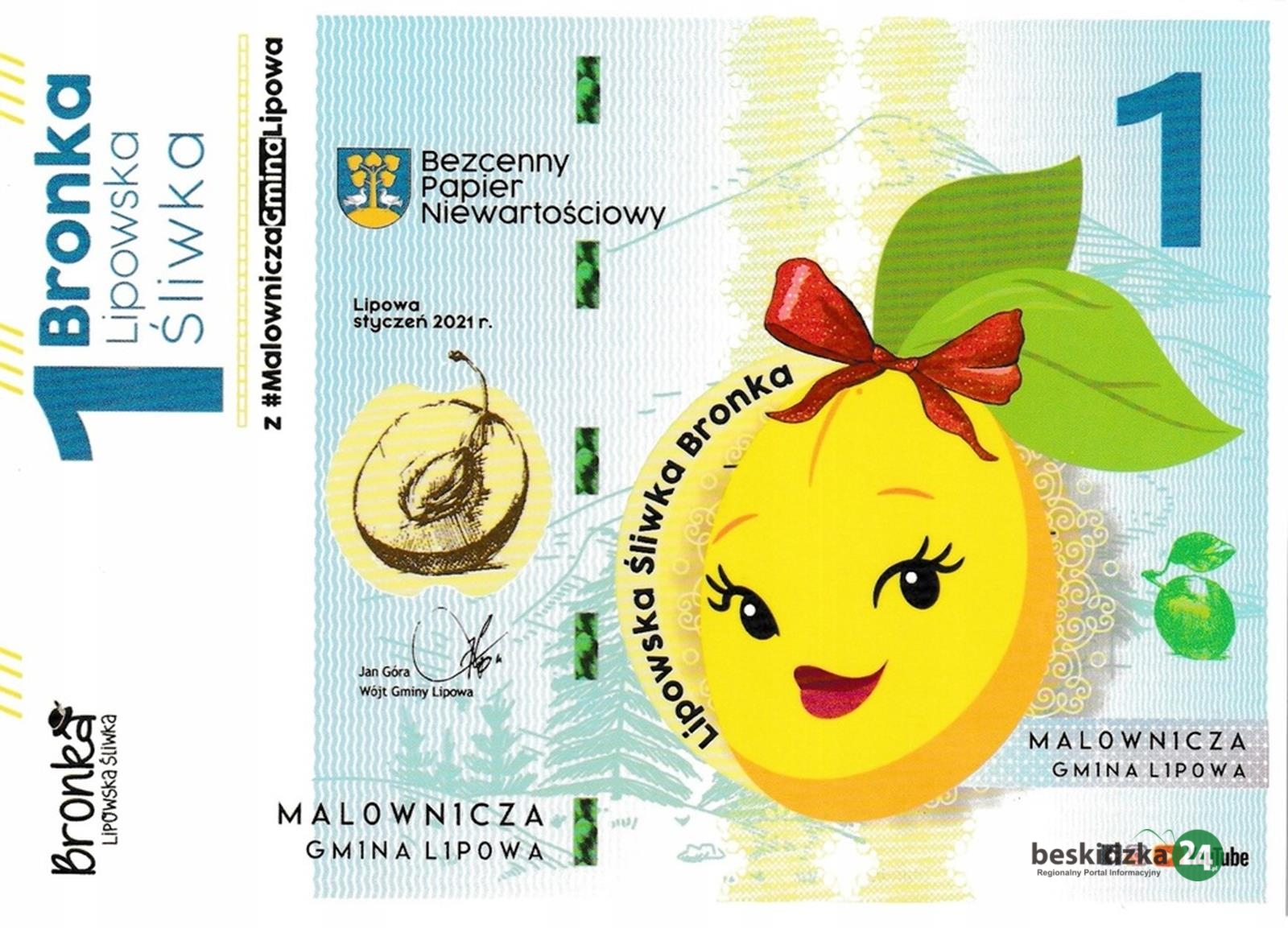 Zamieszanie o maskotkę gminy Lipowa