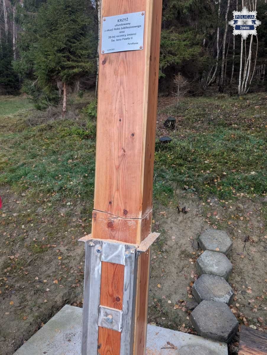 Zarzuty za zniszczenie krzyża w Międzybrodziu Żywieckim