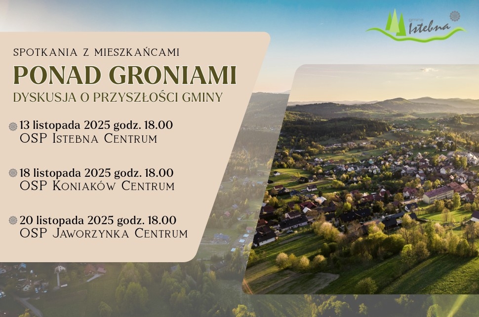 Wójt Istebnej zaprasza do dyskusji o przyszłości gminy