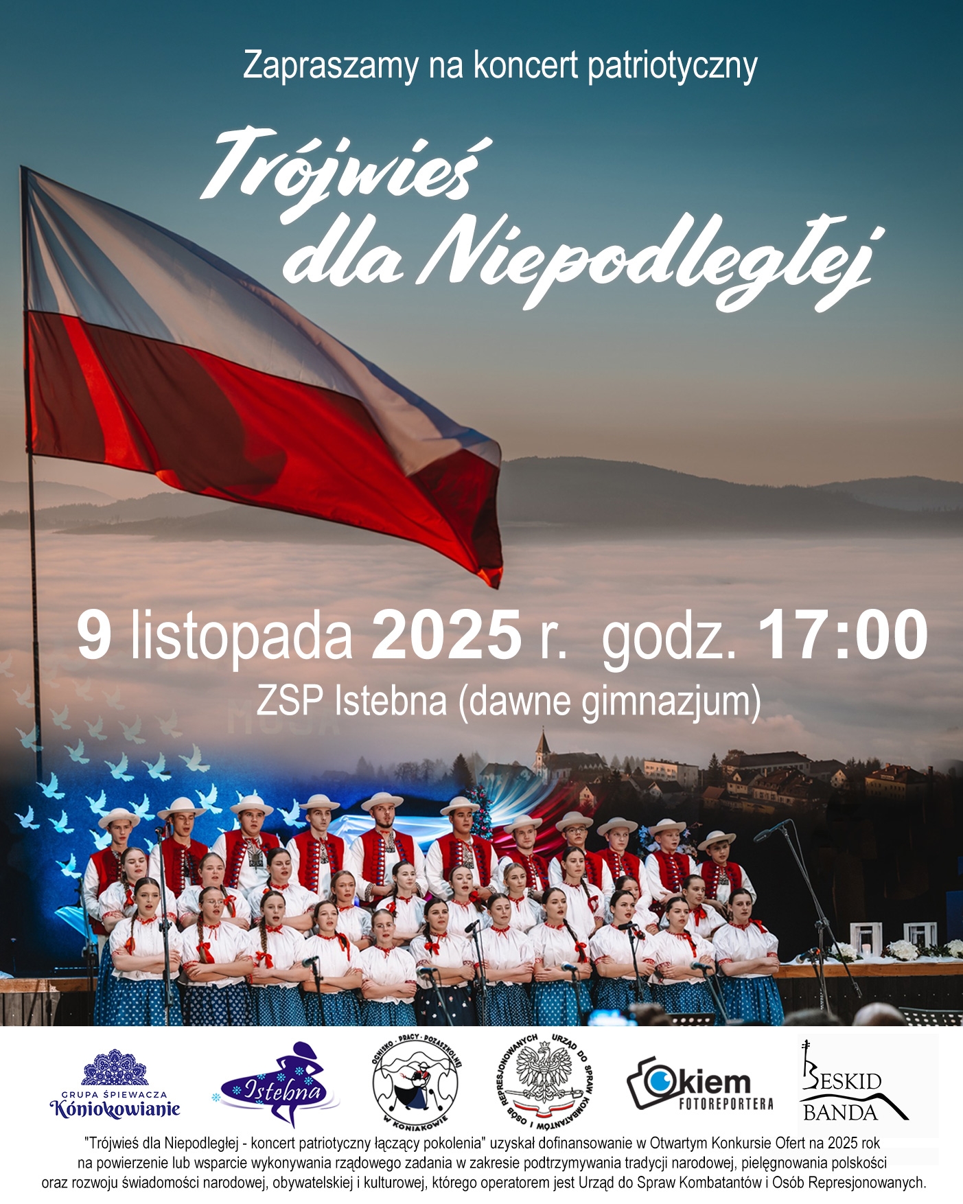Trójwieś dla Niepodległej – koncert patriotyczny w Istebnej