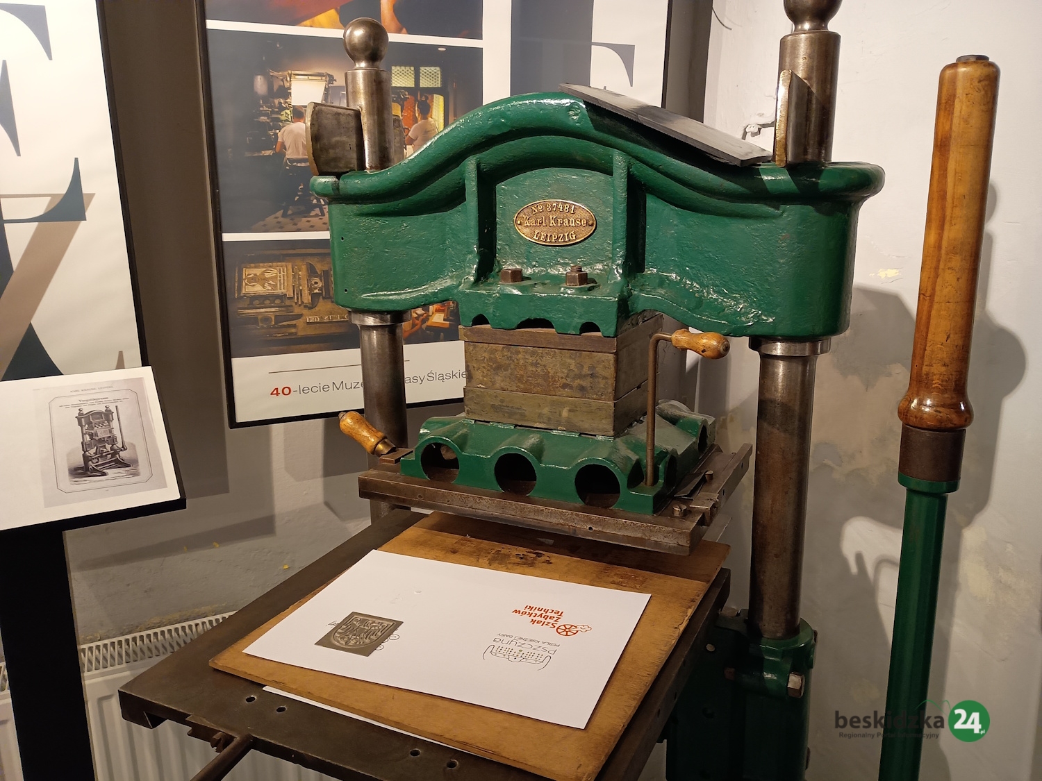Jak wyglądało dawne drukarstwo? W Muzeum Prasy Śląskiej w Pszczynie | WIDEO