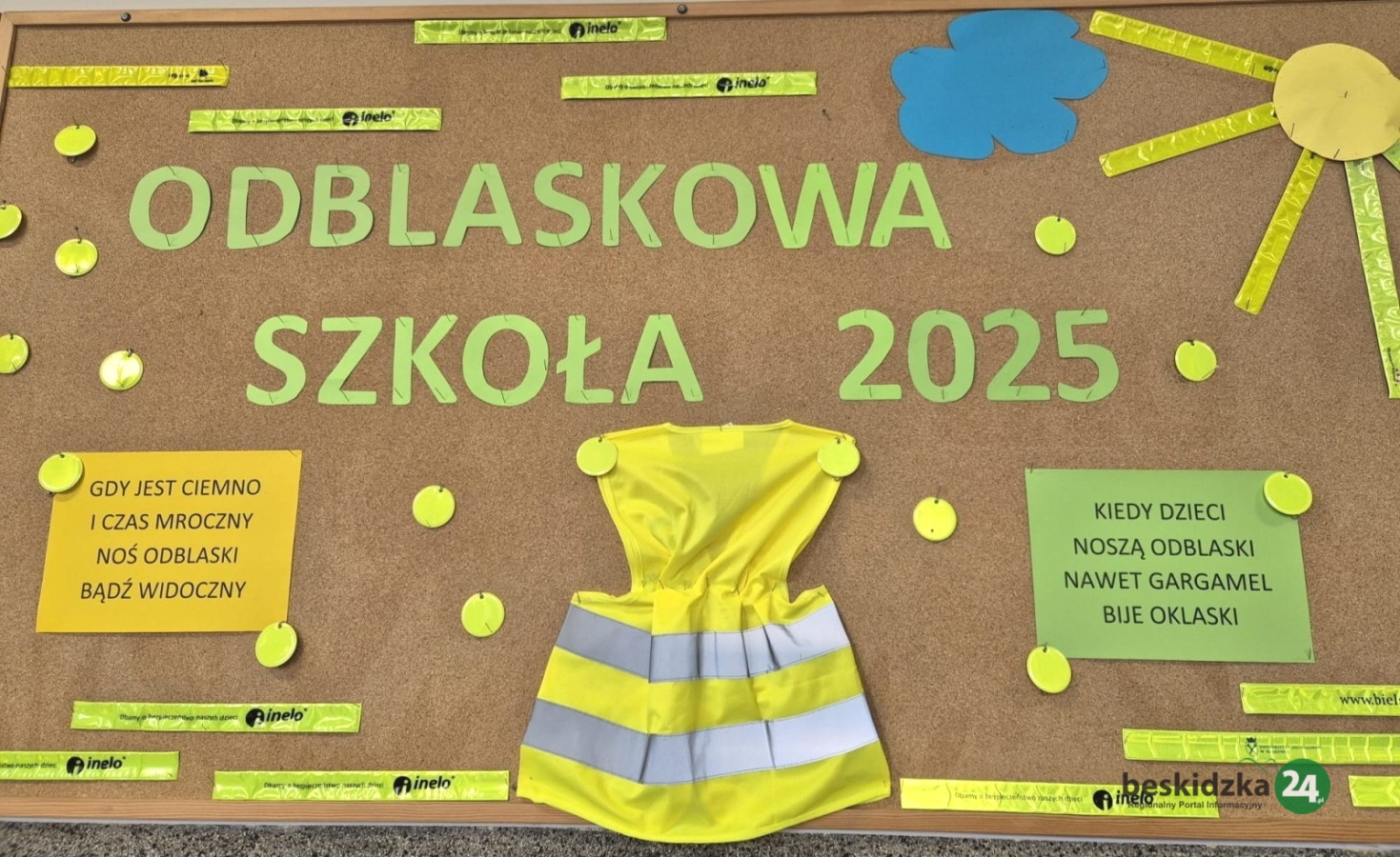 Noś odblaski, bądź widoczny. Uczniowie SP nr 29 doskonale to hasło znają