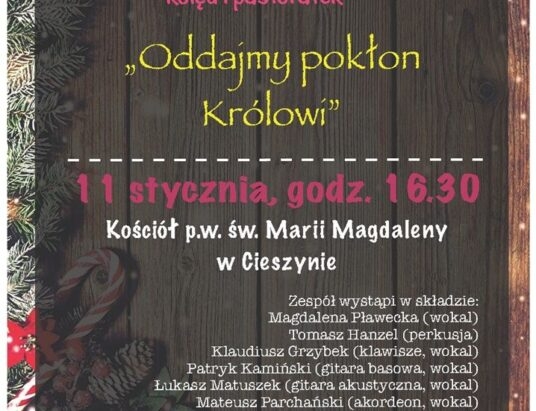Noworoczny koncert na rzecz cieszyńskiej stacji dializ. Kolędy, które ratują życie