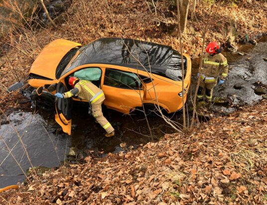 Wjechał samochodem do potoku i wrócił do domu. Tam policjanci odkryli jego ciało