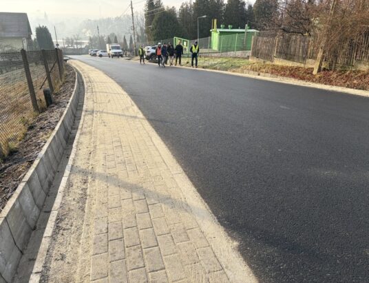 Skoczów. Nowy „dywanik” na Wiślickiej