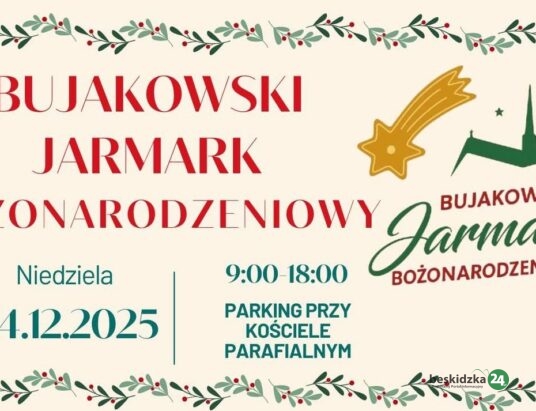 Świąteczny jarmark z Gosią Andrzejewicz w Bujakowie! – SZCZEGÓŁOWY PROGRAM