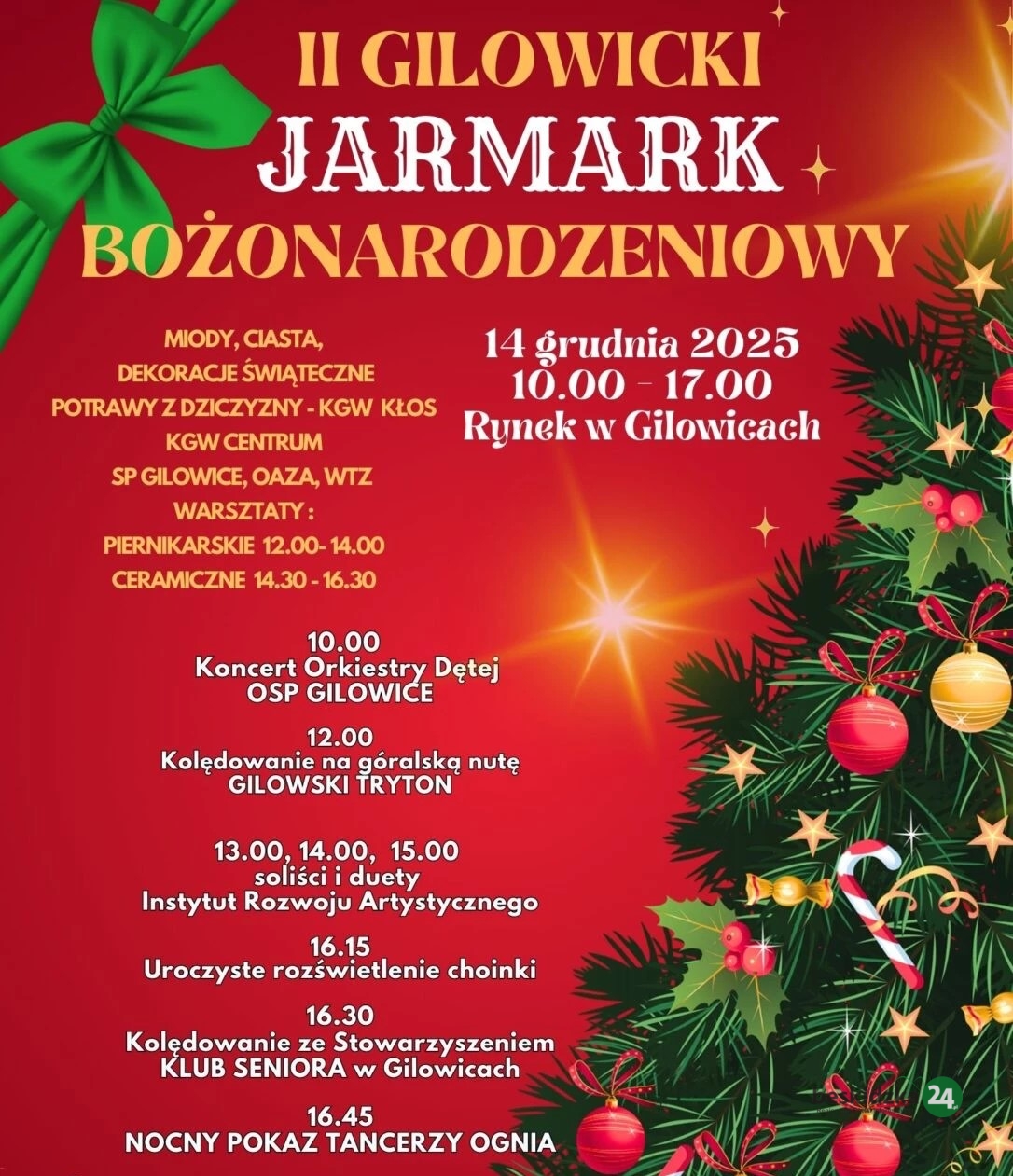 W niedzielę Gilowicki Jarmark Bożonarodzeniowy