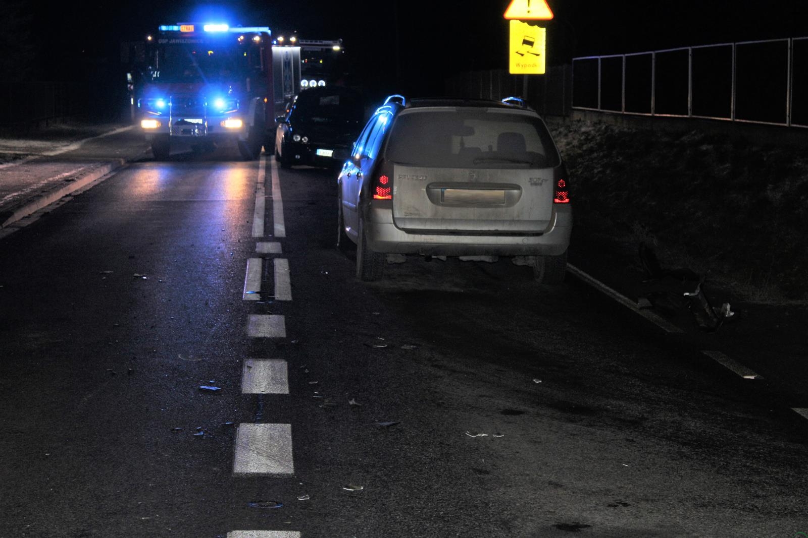 Potrójna kolizja w Jawiszowicach. Kobieta zasnęła za kierownicą – ZDJĘCIA