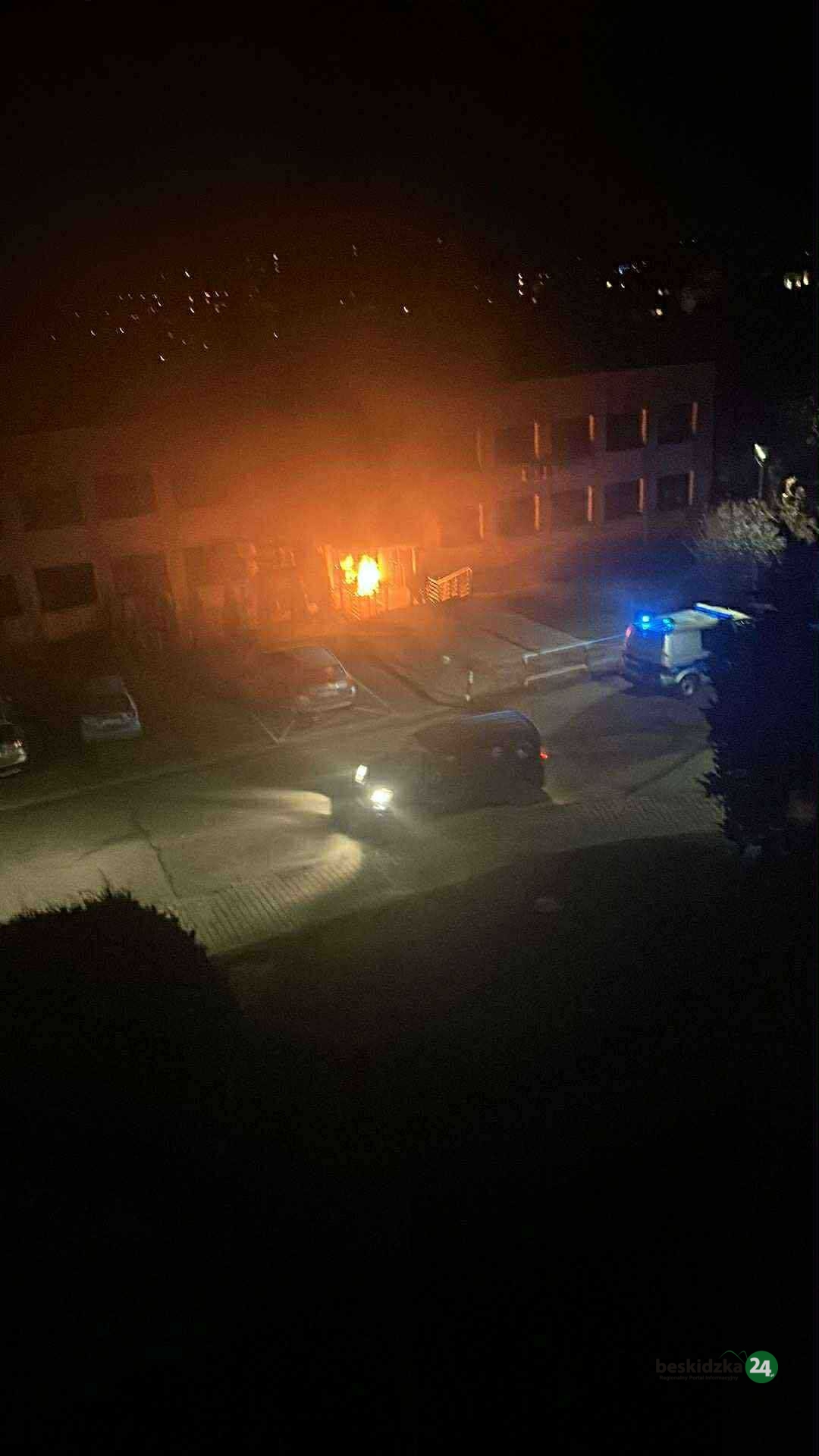 Zatrzymano sprawcę pożaru pod MOPS-em w Cieszynie