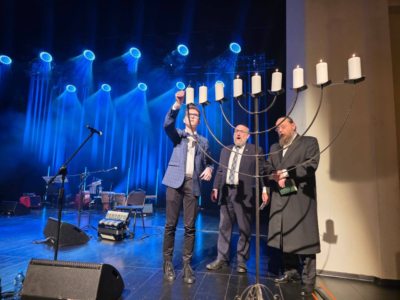 W BCK-u zapalono świece chanukowe. 160 lat gminy żydowskiej