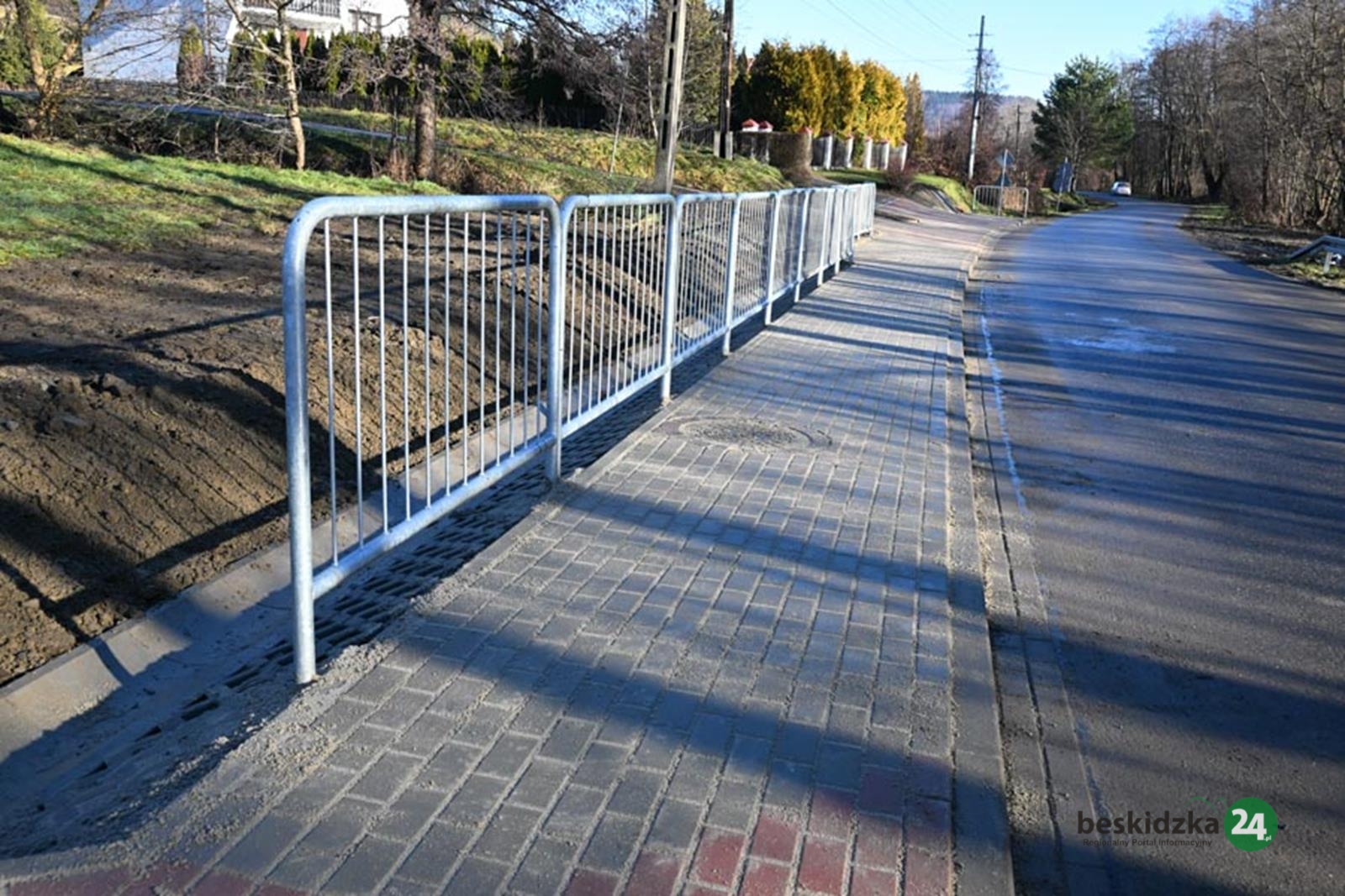 Nowy chodnik w Jaszczurowej