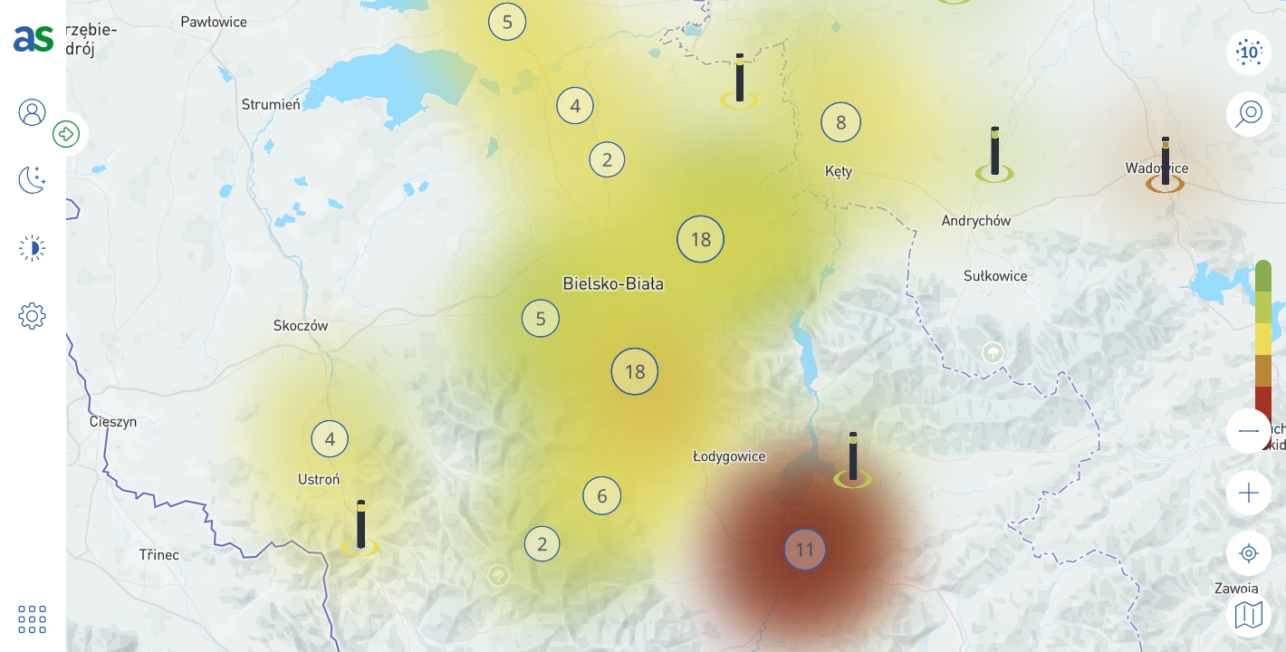 Jedyne takie miejsce w Polsce. Powiat żywiecki ze smogowym alertem