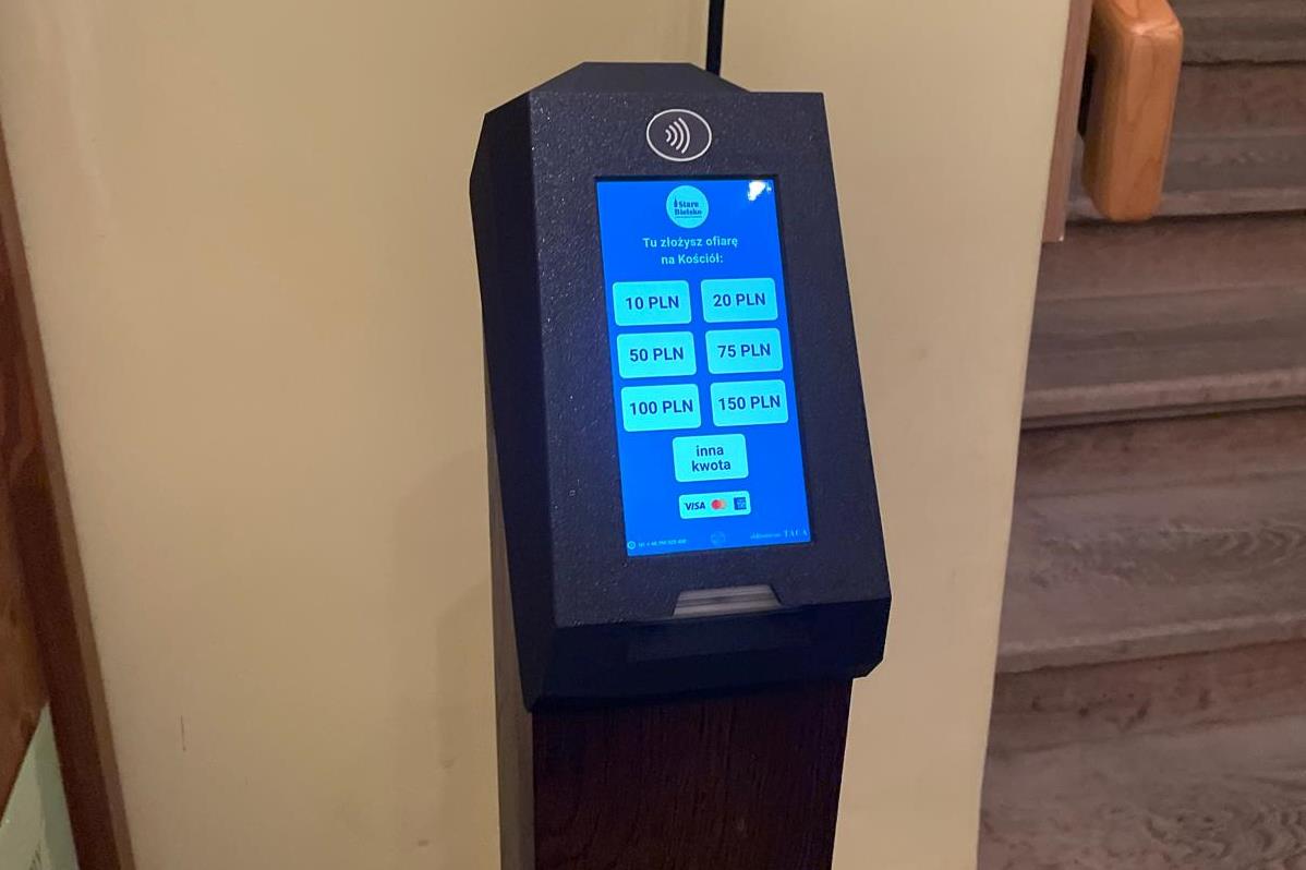 Kolejna e-taca w bielskim kościele. Są już w świątyniach katolickich i ewangelickich