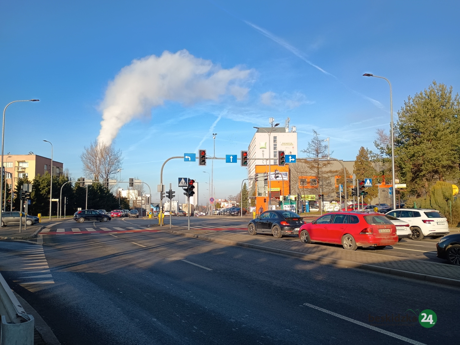 Zmiany na ważnym bielskim skrzyżowaniu. We wtorek utrudnienia