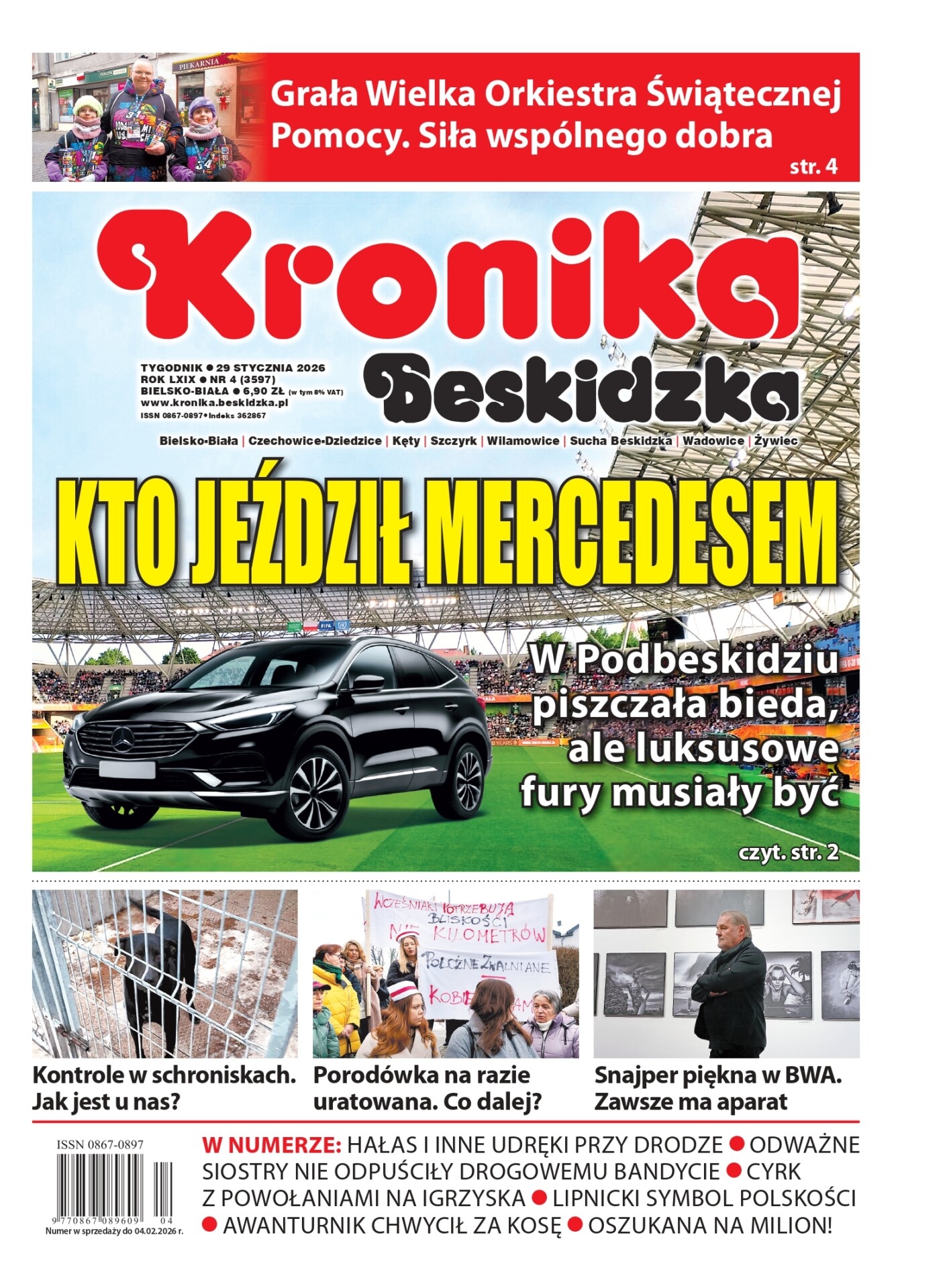 Nowa Kronika Beskidzka: tajemnica czarnego Mercedesa i skandal z powołaniami na igrzyska