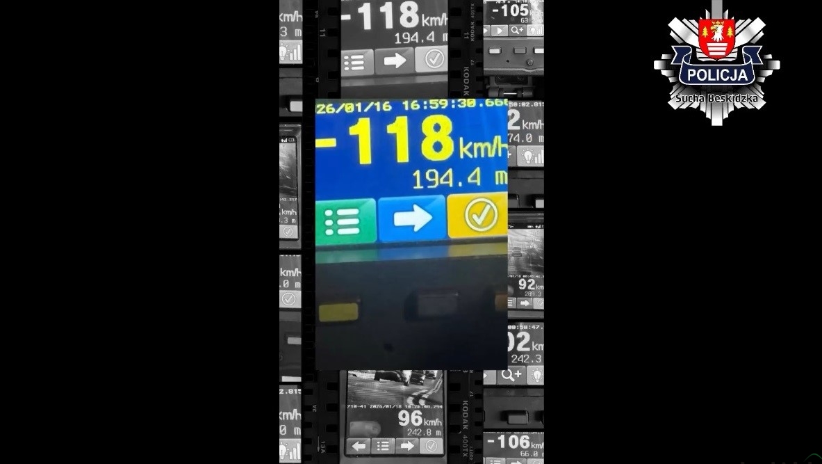 Pięciu piratów drogowych na drogach powiatu suskiego