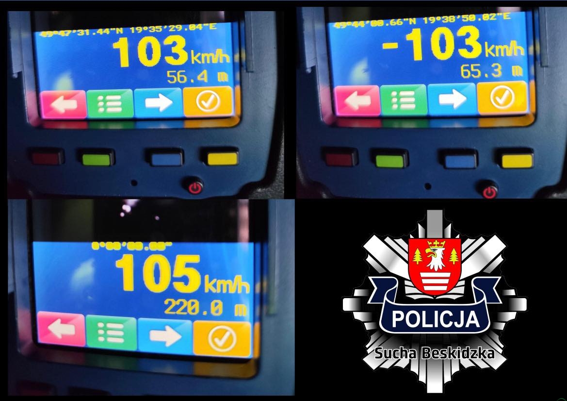 Trzech piratów drogowych straciło prawka