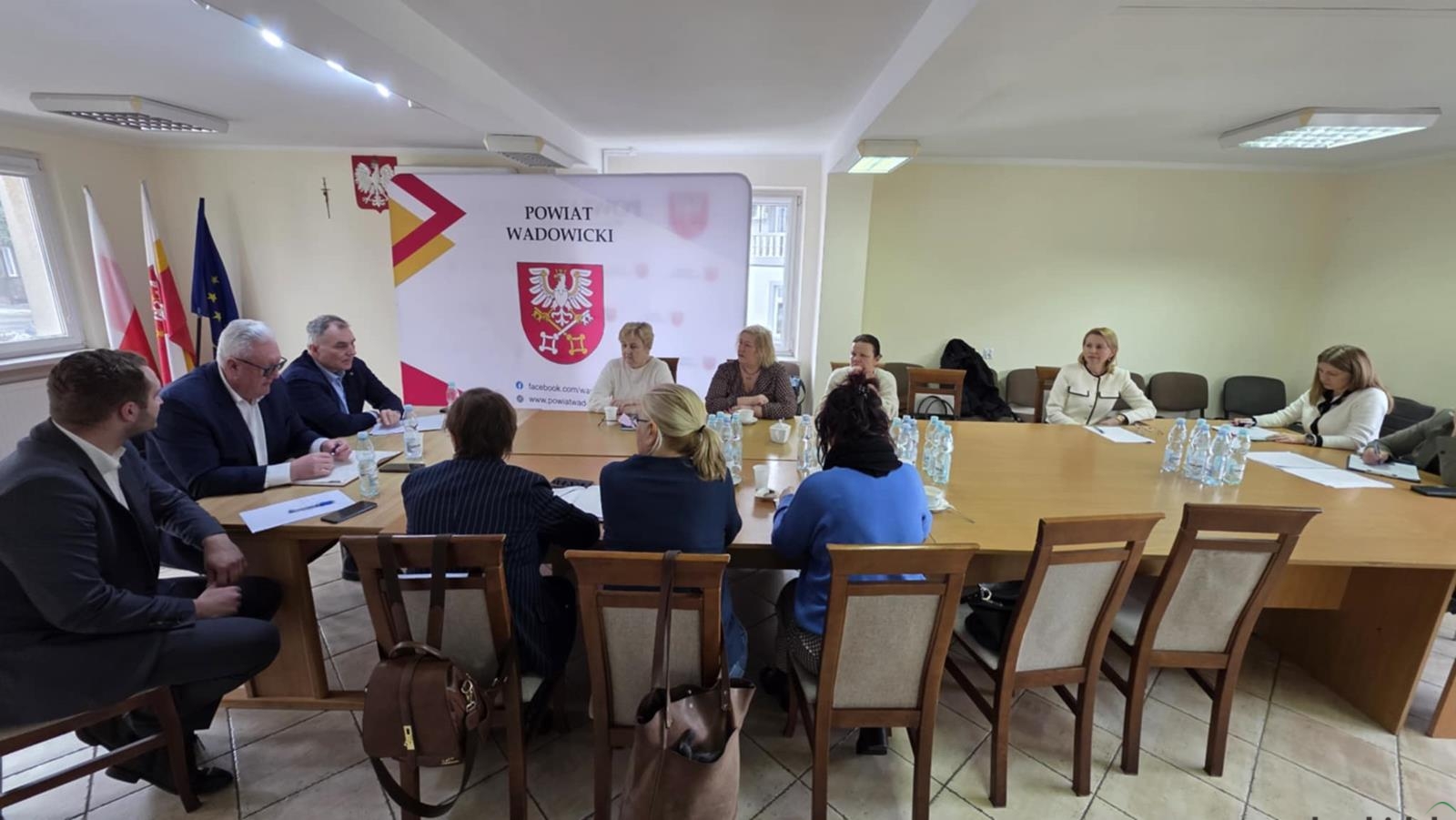 Władze powiatu wadowickiego o sytuacji w szpitalu – ZDJĘCIA