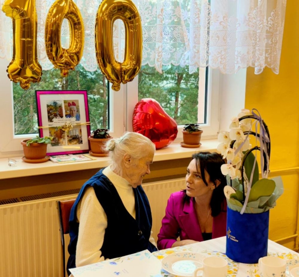 100. urodziny pani Marii z Wisły