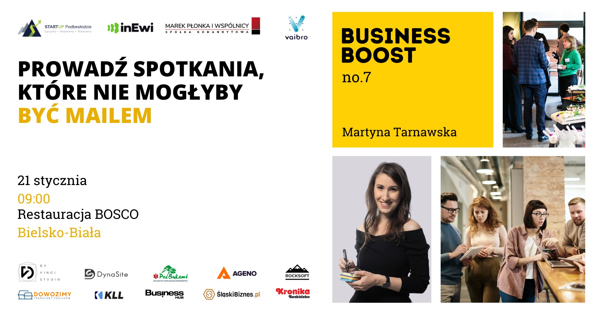 Zapraszamy na Business Boost no. 7 – Śniadanie dla Przedsiębiorców!