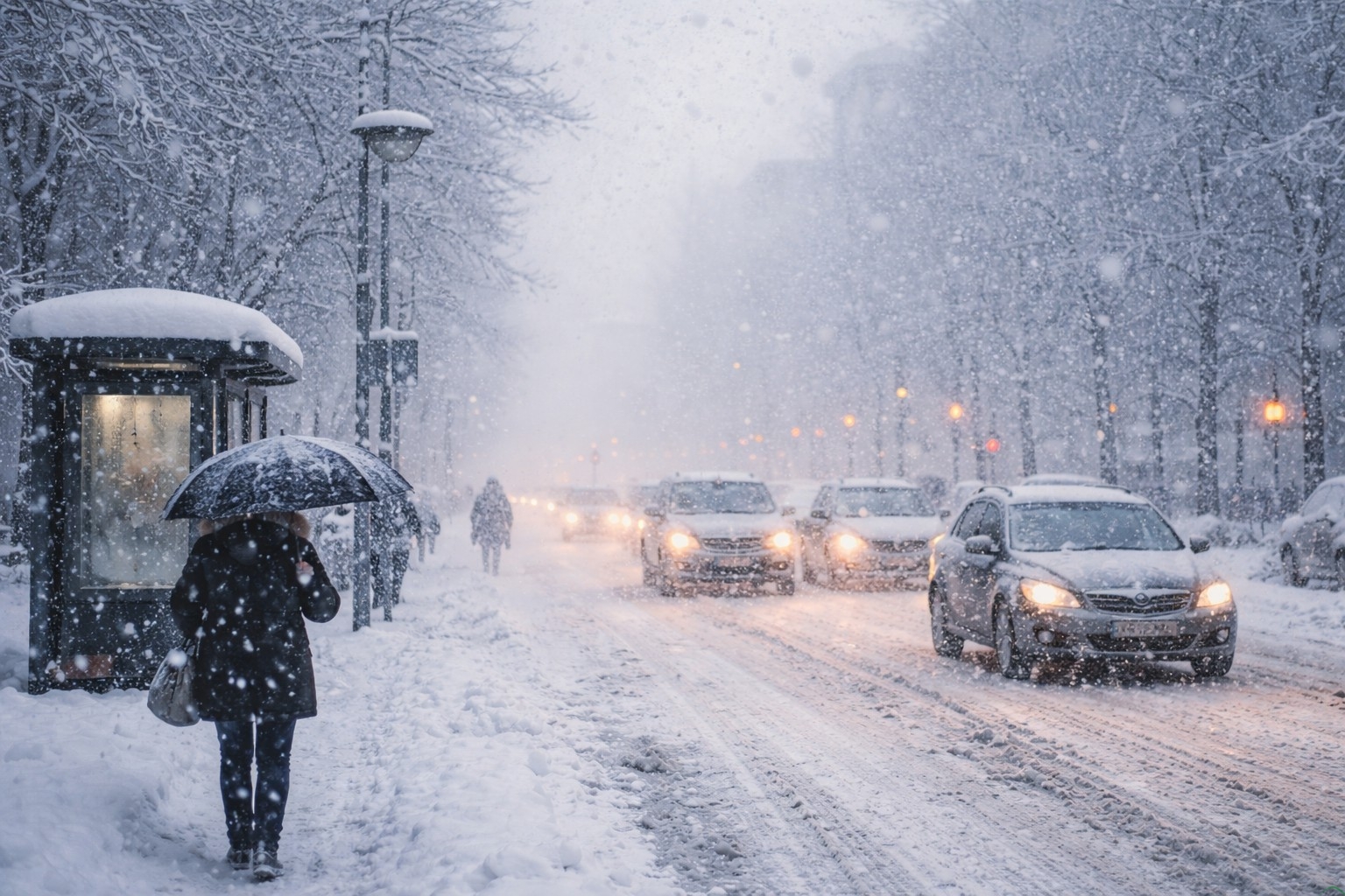 Poranny atak zimy. Synoptycy ostrzegają przed intensywnymi opadami śniegu