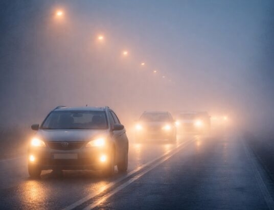 Gęste mgły o charakterze marznącym. Uważajcie na drogach