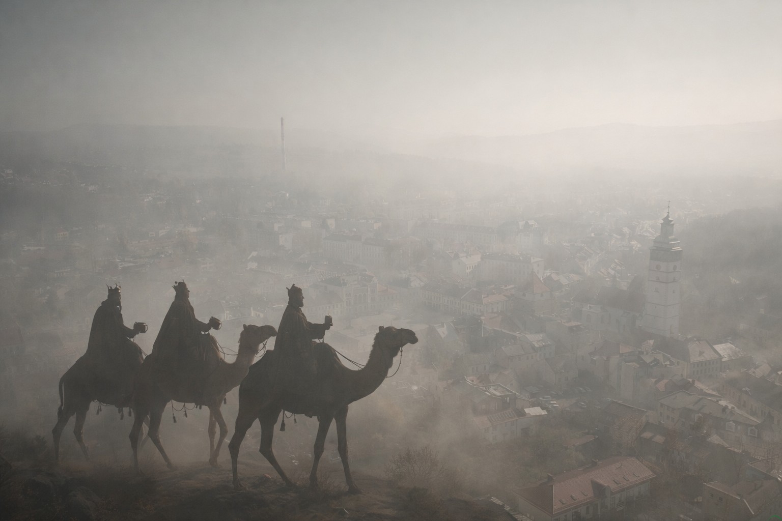 Trzech Króli w żywieckim smogu. Alert RCB