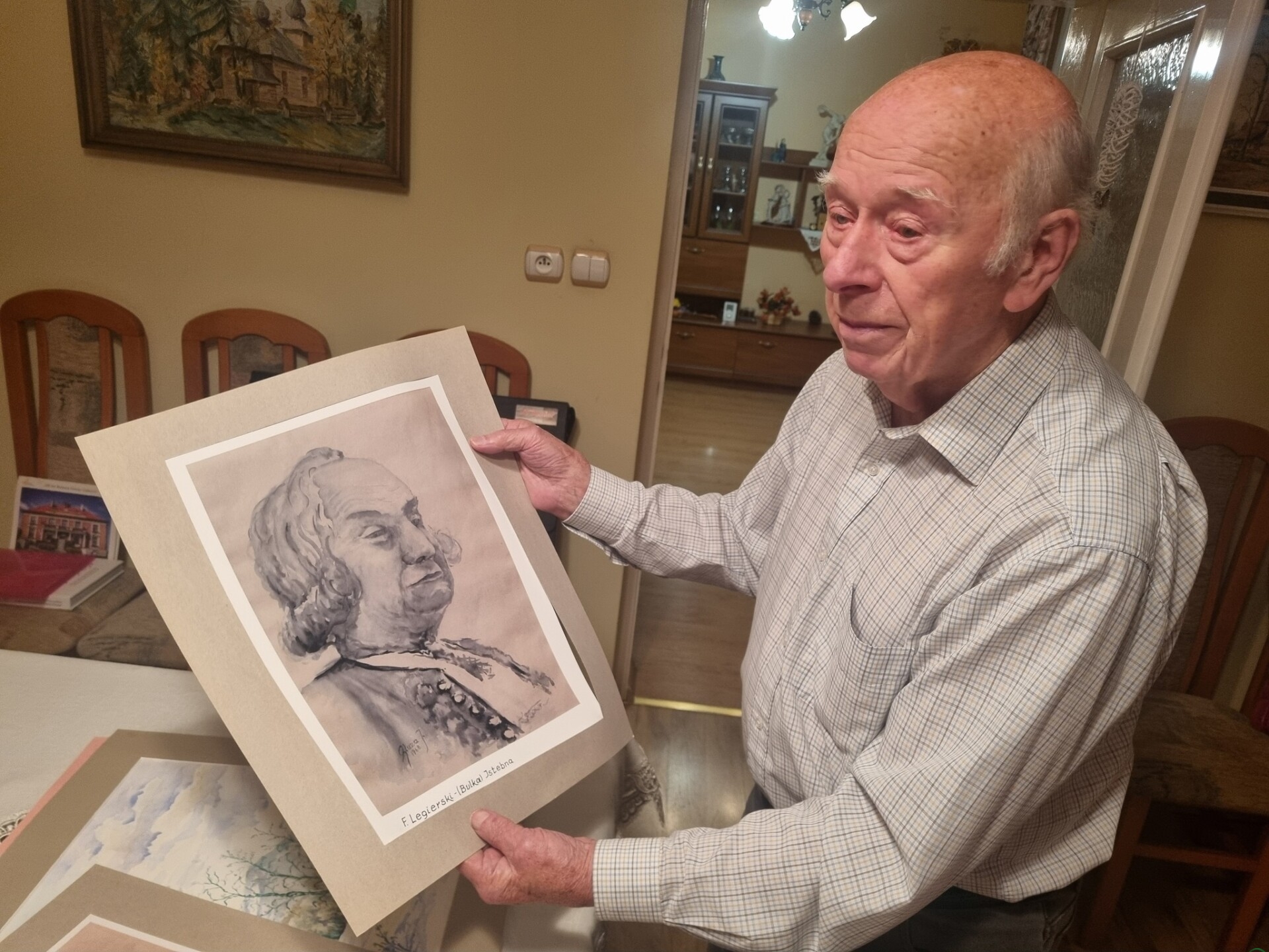 Łączy pasję malarza, konstruktora i kronikarza regionu