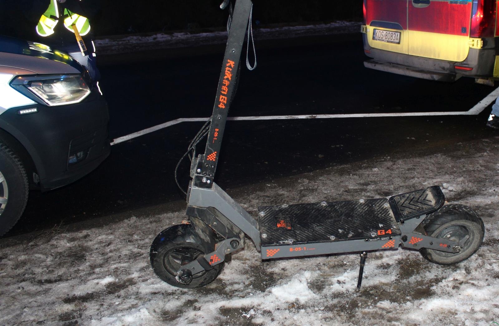 Poważny wypadek na hulajnodze elektrycznej