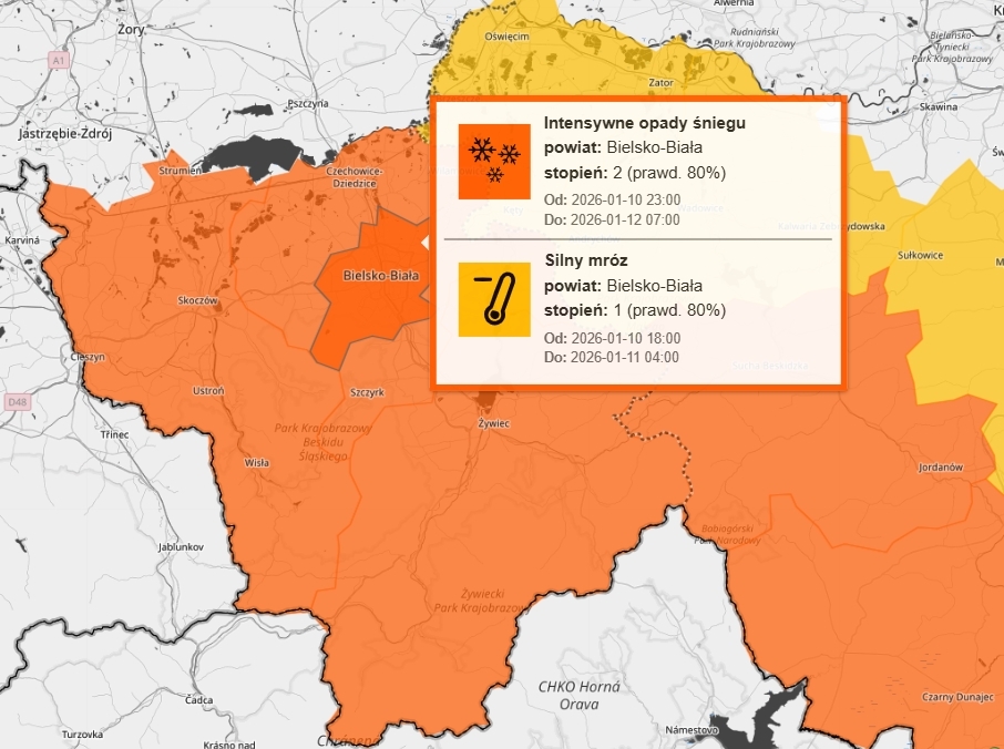 Śnieżyca i siarczysty mróz. W górach do 40 cm śniegu, na termometrach do -16 st. C