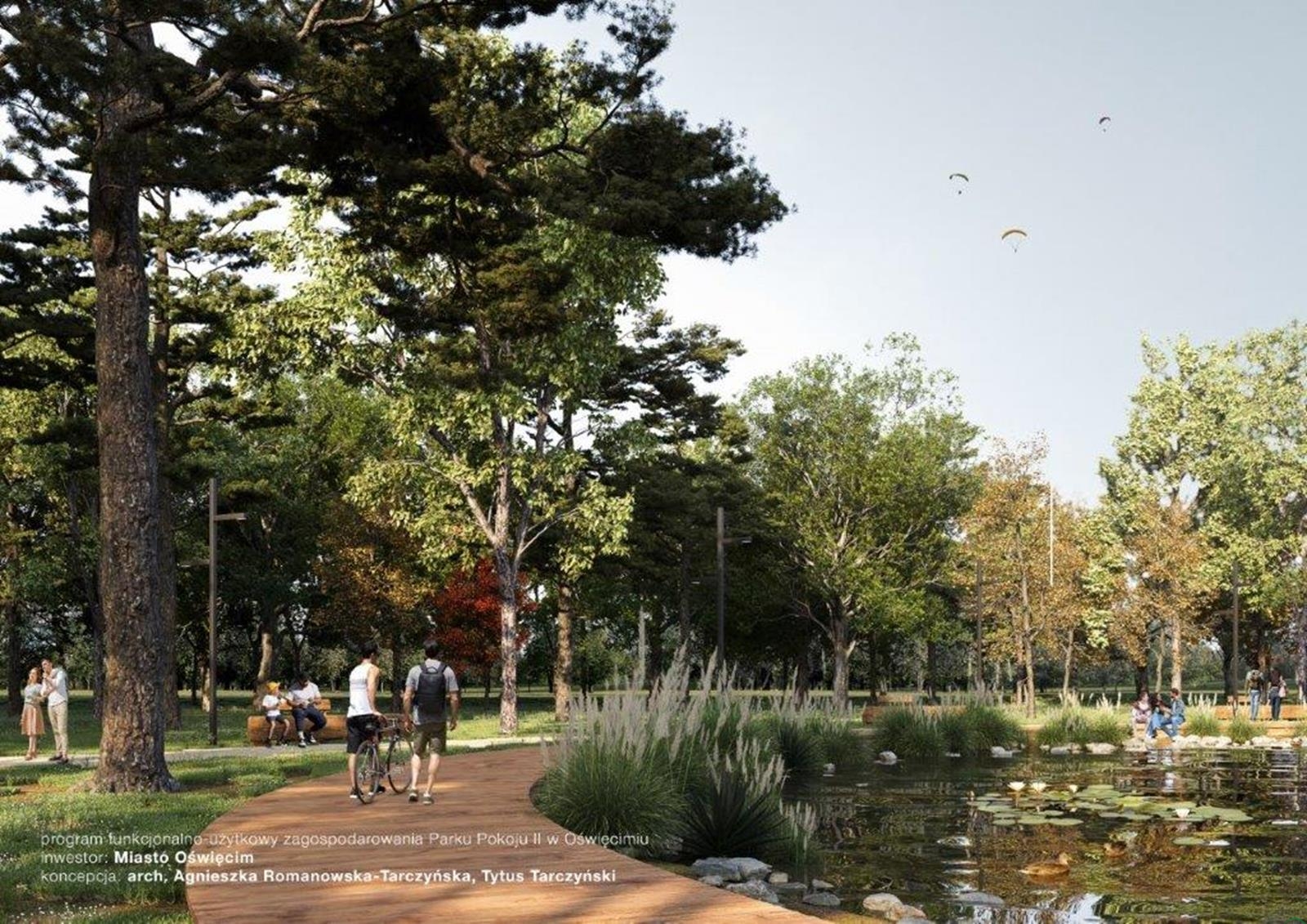 Jak będzie wyglądać druga część Parku Pokoju w Oświęcimiu?