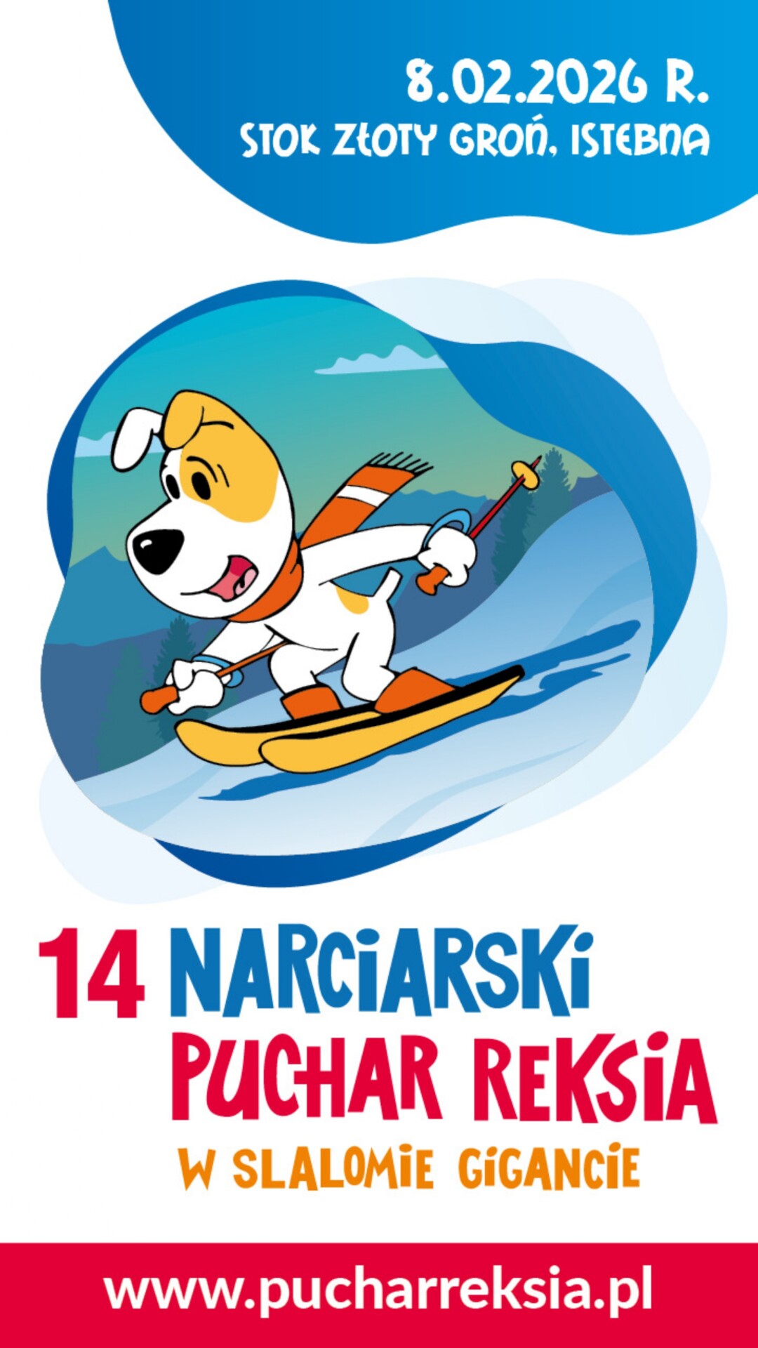 Ostatni dzwonek na start w 14. Narciarskim Pucharze Reksia! Zapisz swoje dziecko, zanim zabraknie miejsc!