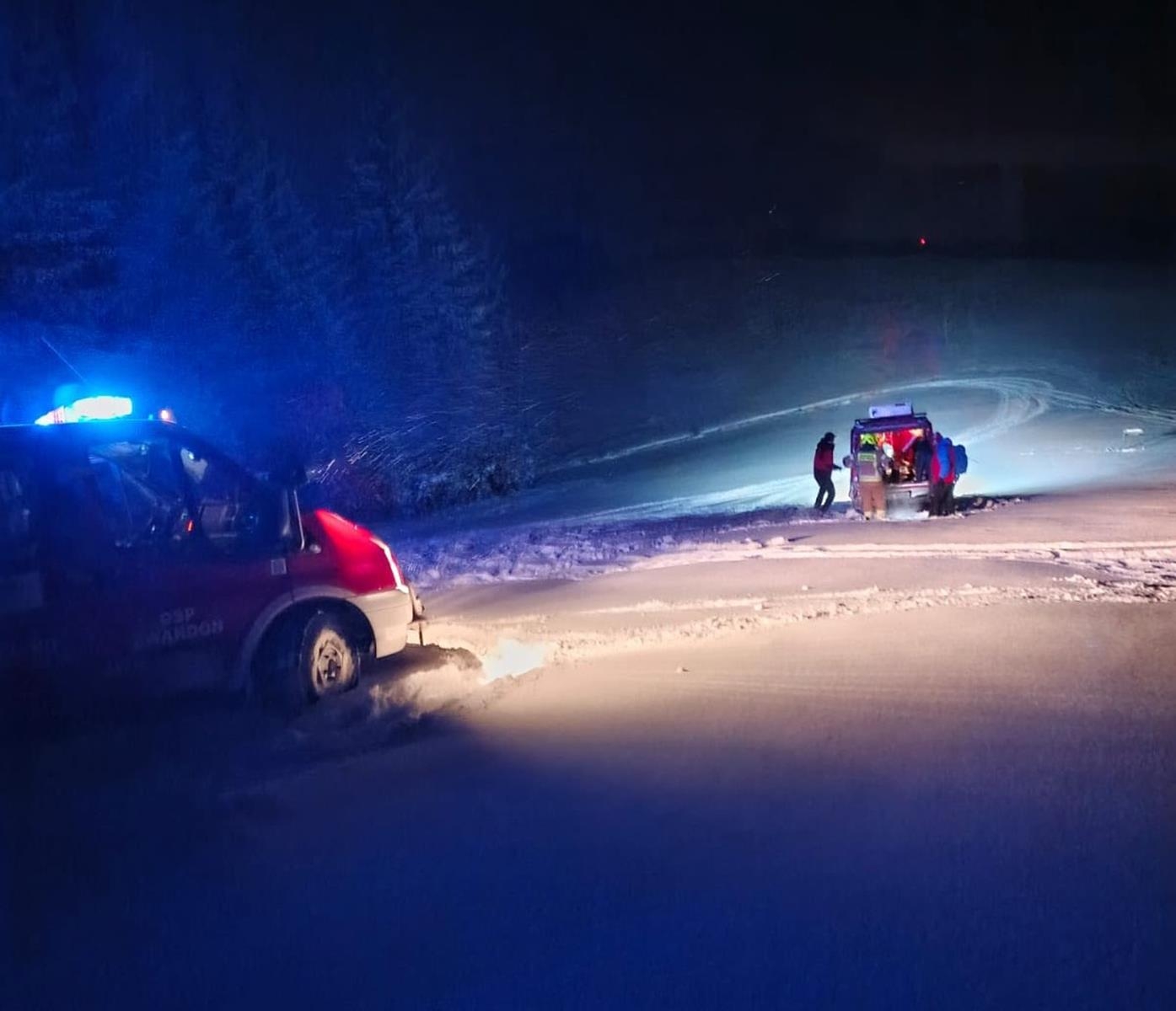 Akcja w Zwardoniu z tragicznym finałem – ZDJĘCIA