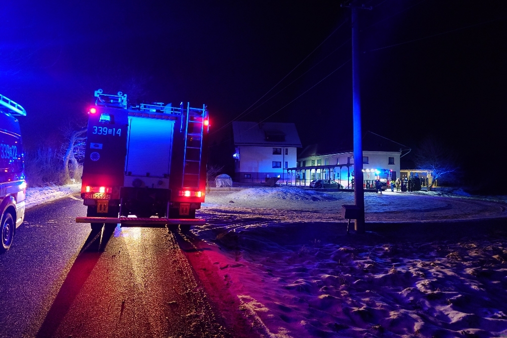 Z ostatniej chwili: Kaniów: Zgłoszono pożar stolarni – foto