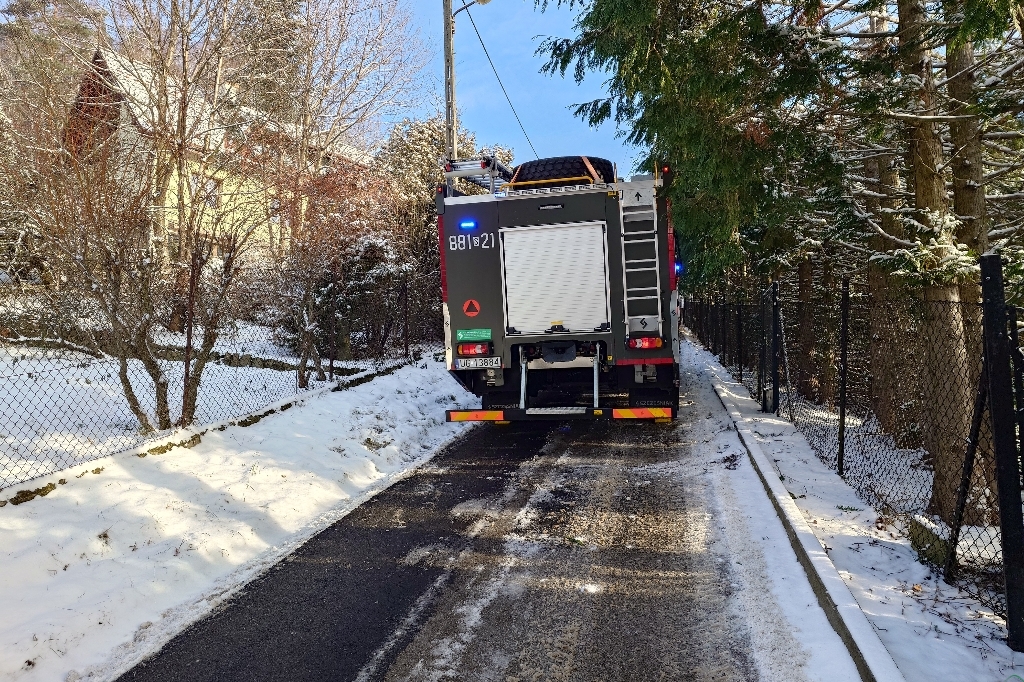 Z ostatniej chwili: Pożar domku letniskowego w Straconce – foto