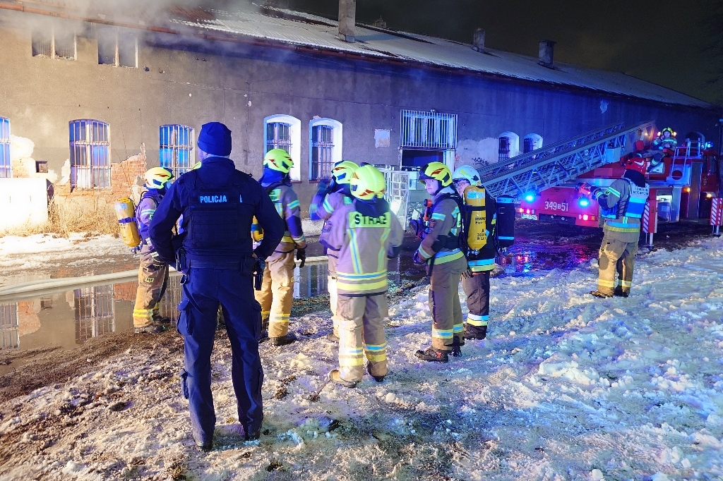 Z ostatniej chwili: Czechowice: pożar budynku – foto