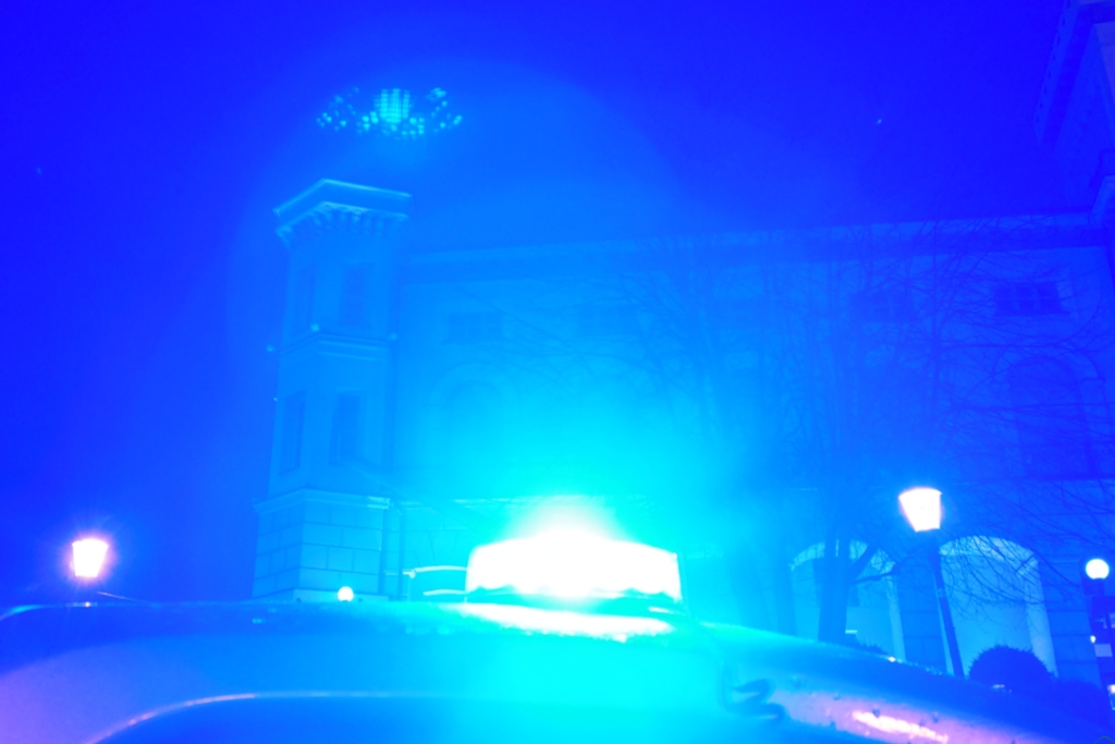 Brawurowa jazda w centrum miasta. BMW zatrzymano do kontroli – foto